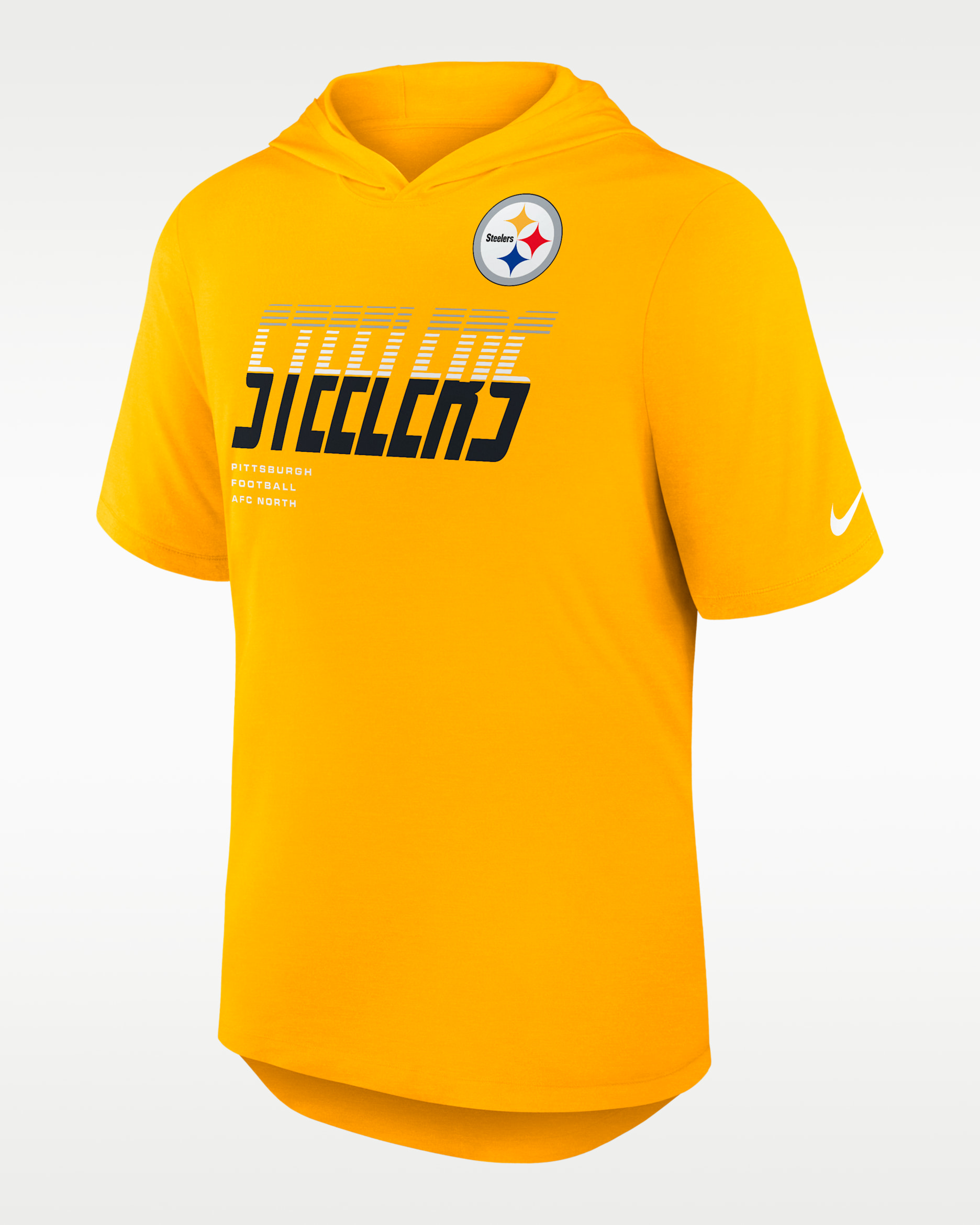 Pittsburgh Steelers Men's Nike Dri-FIT NFL Hooded T-Shirt. Nike.com